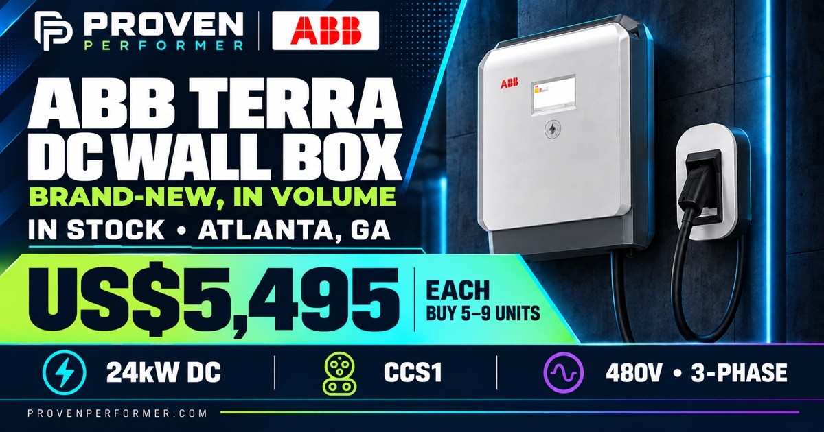 Gráfico de la oferta: ABB Terra DC Wall Box · 24kW