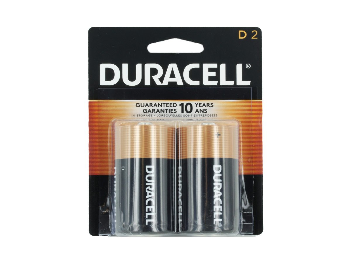 Tarjeta de detalle Duracell Coppertop D alcalina