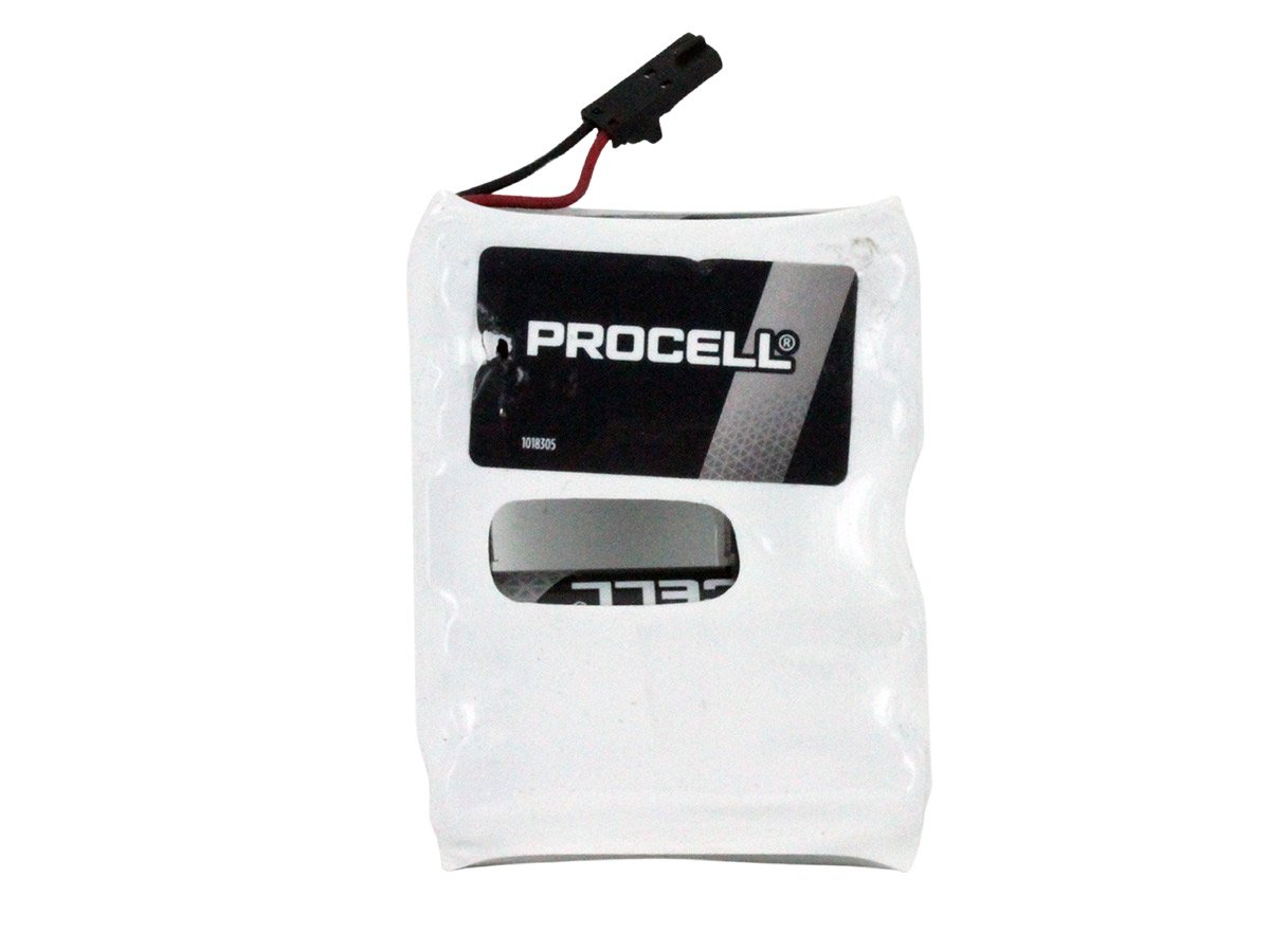 Pack armado de pilas Duracell Procell para cerradura electrónica, Estilo B, frente