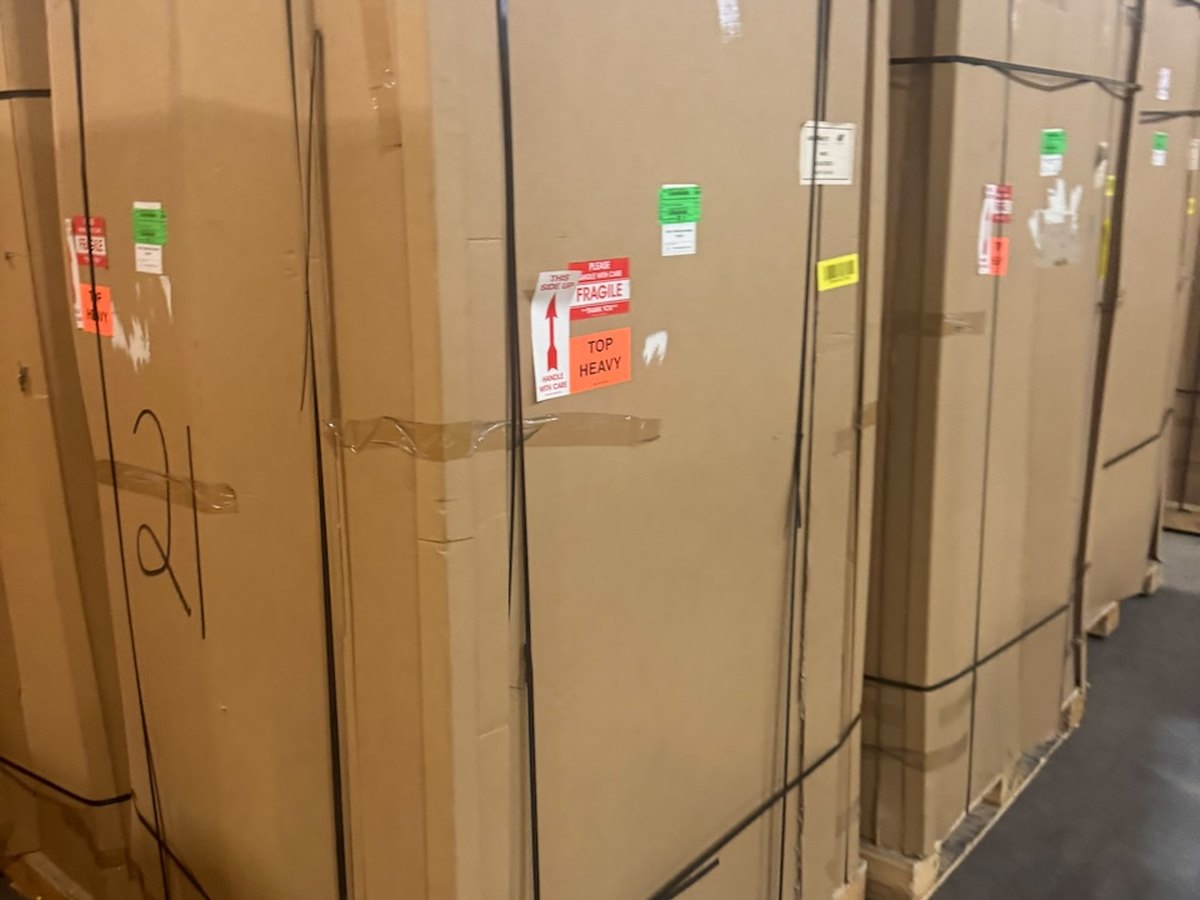 HPCD1-350 series actual inventory or crate identification
