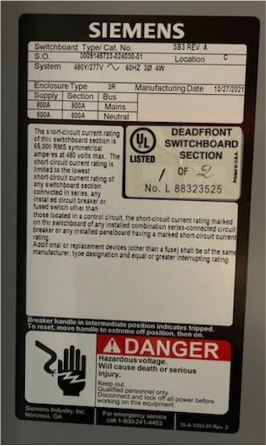 Placa real Siemens L88323525