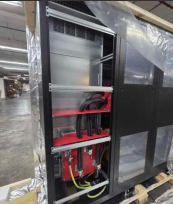 Original photograph of the Delta PDU red bus and cable section