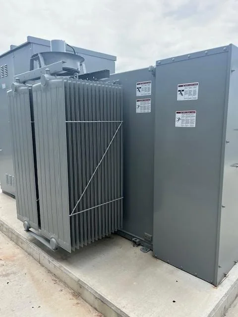 Transformer cooling radiator and equipment enclosure