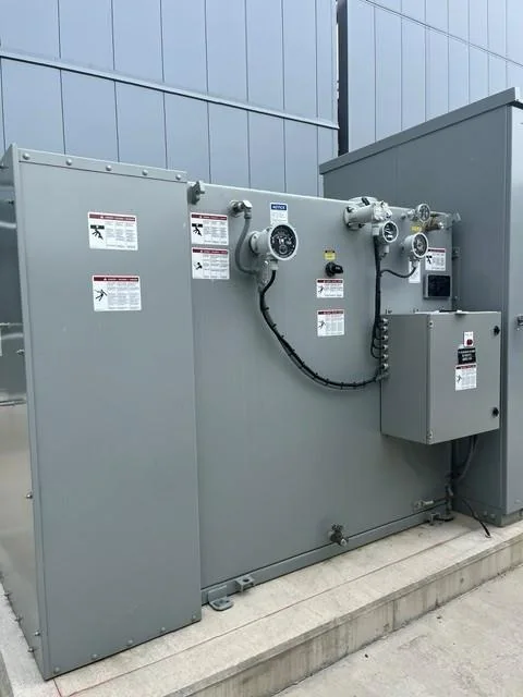 Additional transformer tank and control enclosure view