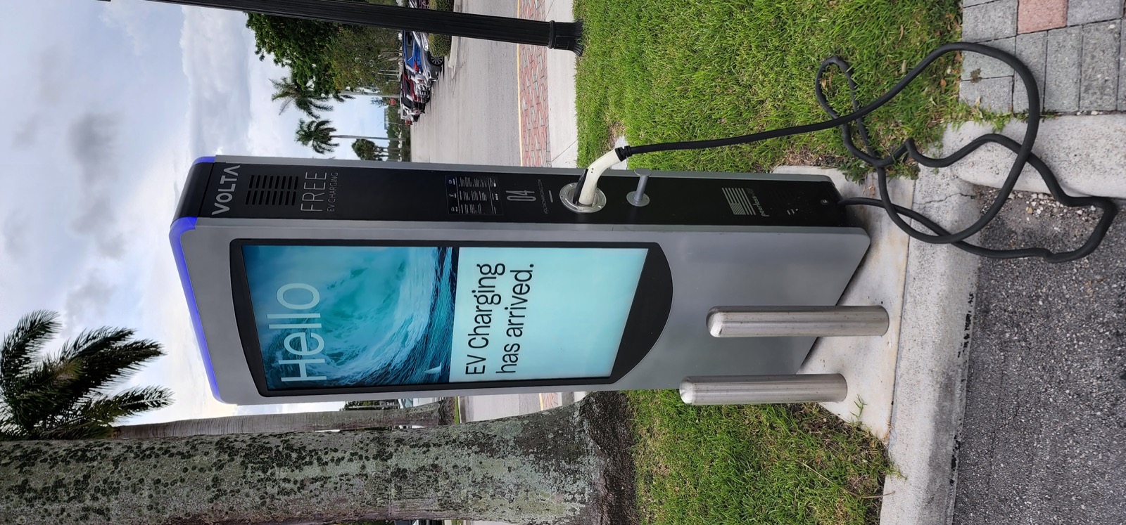 Volta charging station installed in Boca Raton; family reference, not offered stock