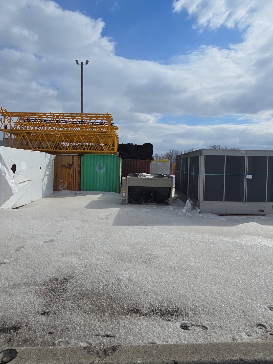 Row of Daikin RCS040D units with fan guards visible