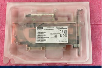 Factory sealed HPE InfiniBand NDR 400Gb adapter in packaging