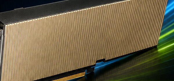 NVIDIA Tesla T40 24GB passive GPU accelerator gold shroud