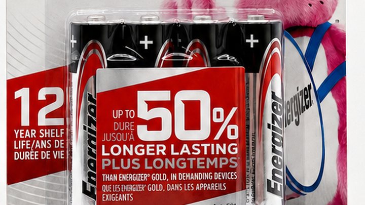 Energizer MAX AA 4-Packs — 52,416 Pcs