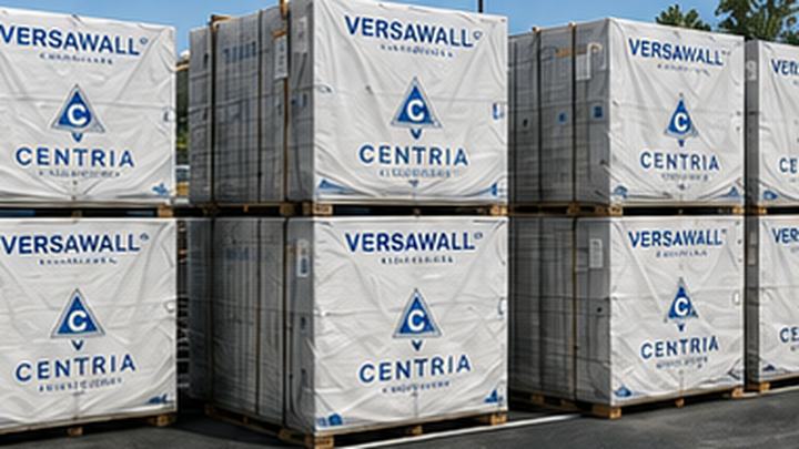 Insulated metal wall panels, factory crated