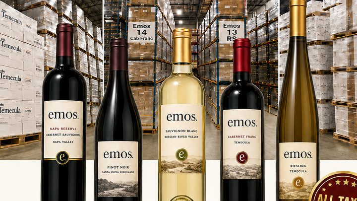 Emos Winery Liquidation — 283,979 Bottles