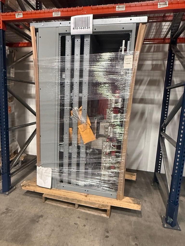 ABB ReliaGear switchboard height dimension label 98 inches