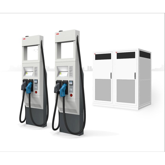 Sistema de carga de alta potencia ABB Terra 350 HP — dispensadores y gabinetes de potencia, excedente nuevo