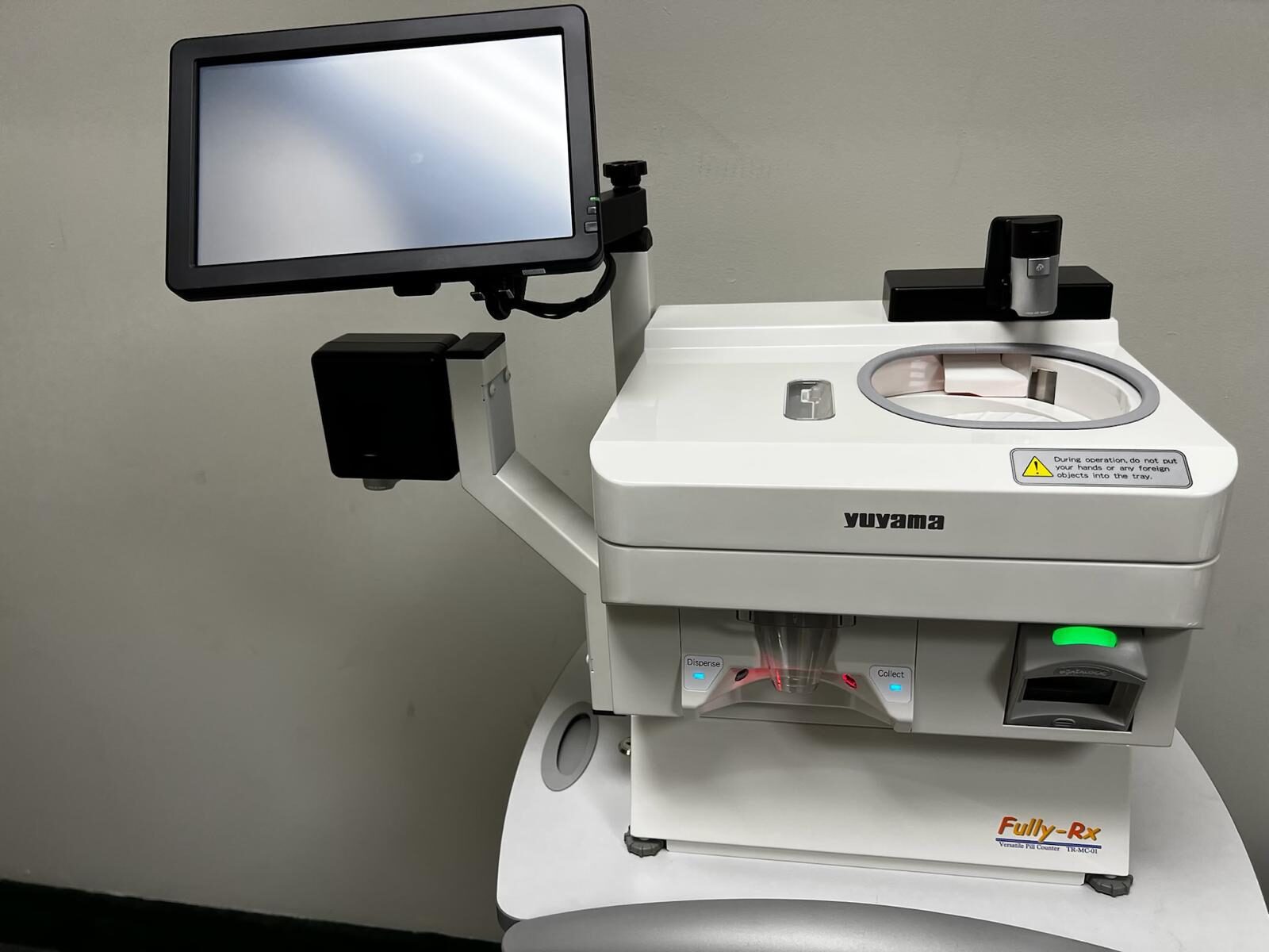 Yuyama Fully-Rx TR-MC-01 automated pill counter with touchscreen